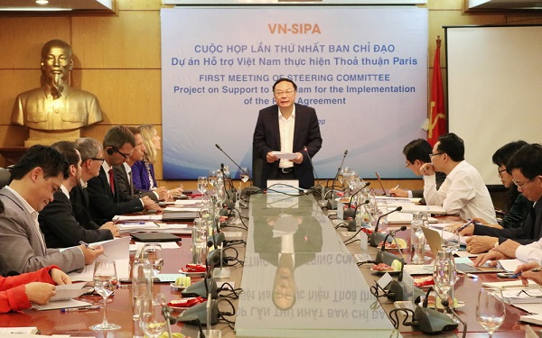 Cuộc họp lần thứ nhất của Ban chỉ đạo Dự án Hỗ trợ Việt Nam thực hiện Thỏa thuận Paris